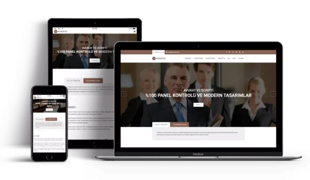 Avukat ve Hukuk Bürosu Web Tasarım