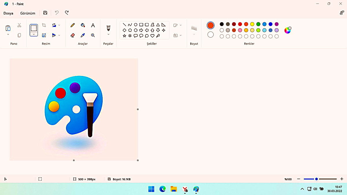 Windows 11 Paint Uygulaması Güncellendi