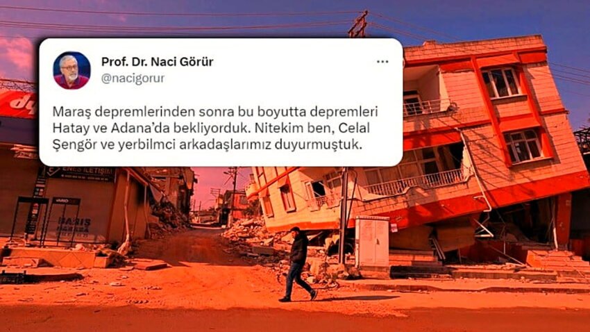 Prof. Dr. Naci Görür’den 6.4 ve 5.8’lik Depremlerin Ardından Açıklama: Adana’da da Dikkatli Olmalıyız