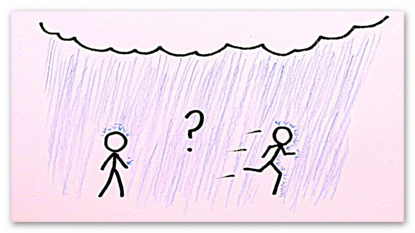 Yağmurda Daha Az Islanmak İçin Koşmak mı Gerekir, Yoksa Yürümek mi? İşte Asırlık Sorunun Kesin Cevabı!