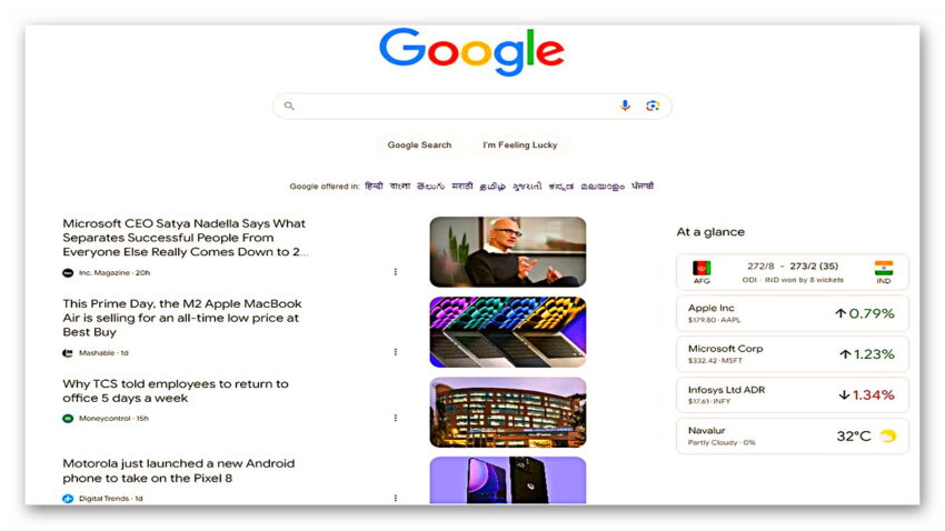 Google Arama’nın Ana Sayfasına “Keşfet” Geliyor: Hava Durumu, Haberler ve Daha Fazlasını Gösterecek!