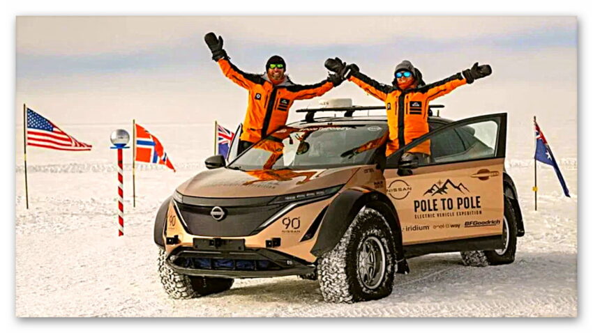 İlk Kez Kuzey Kutbundan Güney Kutbuna Bir Otomobille Seyahat Edildi: İşte O Otomobil