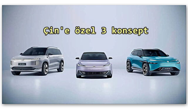 Yapay Zekâ Destekli Üç Yeni Elektrikli Konsept Modelini Volkswagen, Tanıttı