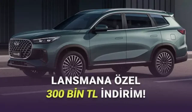 Fiyatıyla da Özellikleriyle de Rakipsiz Yeni Chery Tiggo 8 Türkiye'de